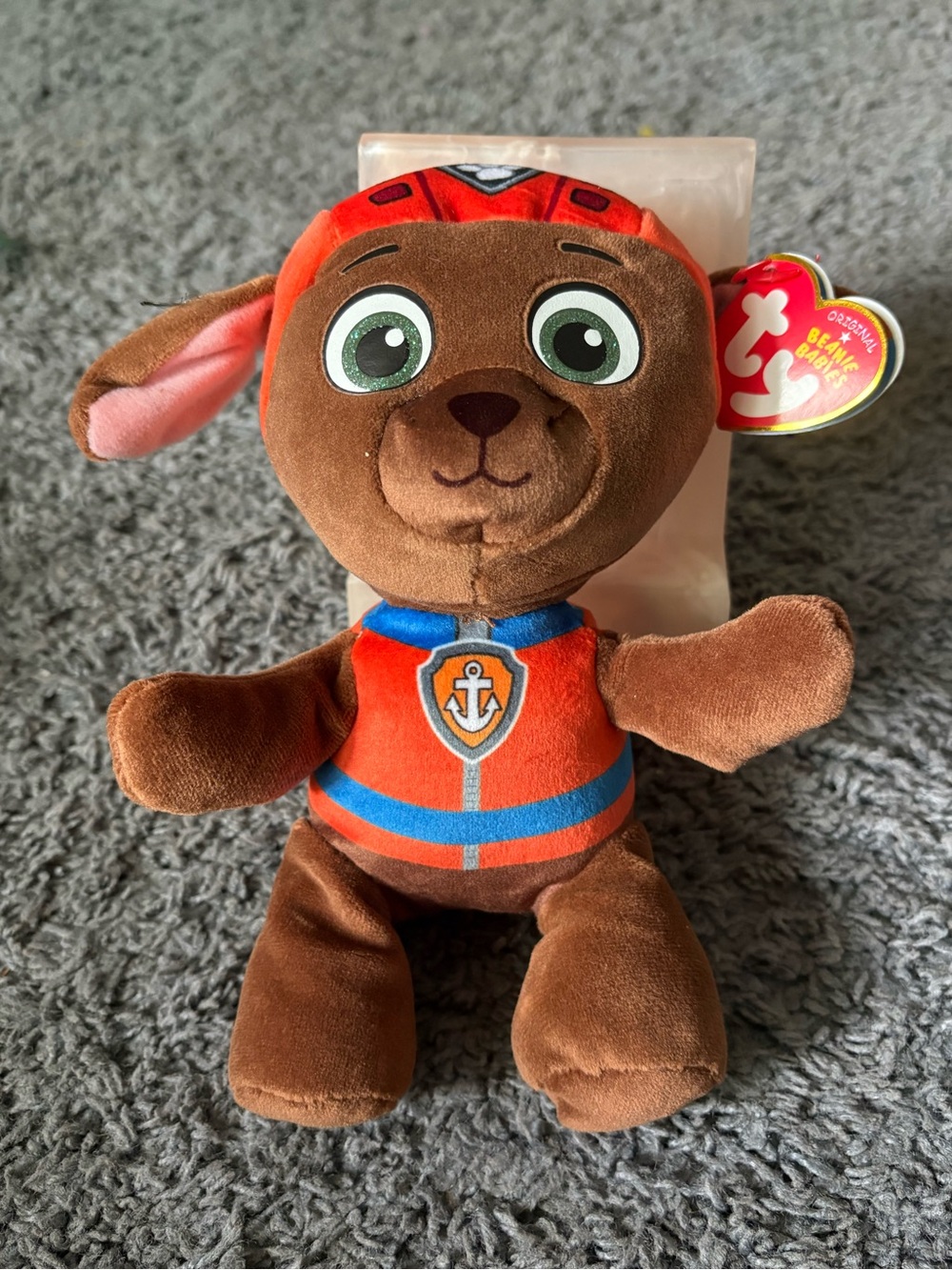 NWT Ty Beanie Babies Paw Patrol Character: Zuma